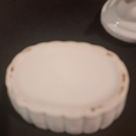 Covered Duck Goose Gander on Nest White Ceramic Japan  Vintage. - Picture 6 of 6